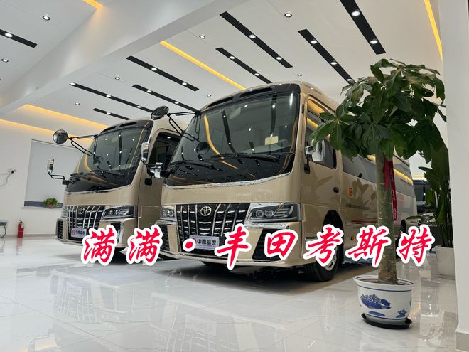 丰田考斯特商务车11座隔断布局前置汇报席(图1)