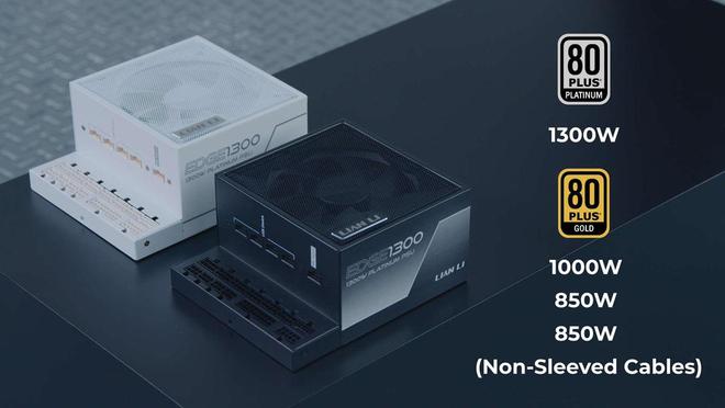 联力展示EDGE系列电源：L型接线面板设计内置多个USB 20接口(图1)
