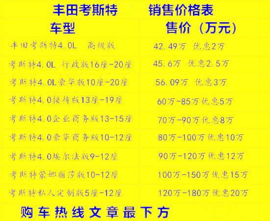 纯进口丰田考斯特12座黑曼巴商务车价格(图2)